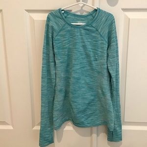 light turquoise long sleeve